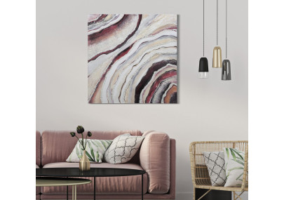 Peinture murale à peindre – 80x80 cm – Toile Glam personnalisable