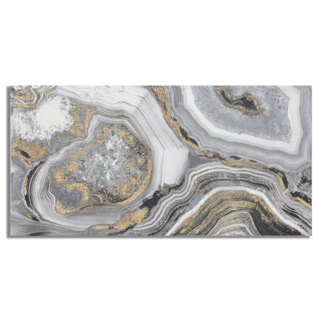 Pintura de Parede Caverna – 120x60 cm – Profundidade e Mistério Glam Contemporâneo