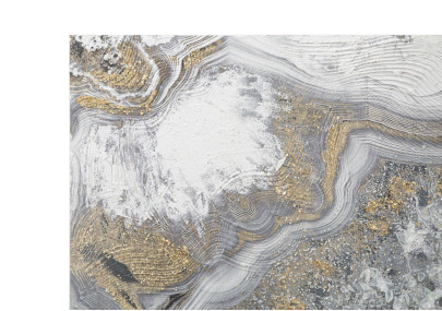 Pittura murale Caverna – 120x60 cm – Profondità e mistero Glam contemporaneo