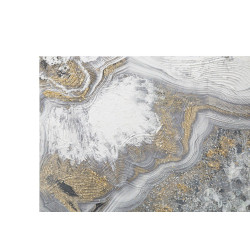 Pintura de Parede Caverna – 120x60 cm – Profundidade e Mistério Glam Contemporâneo