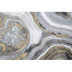 Pintura de Parede Caverna – 120x60 cm – Profundidade e Mistério Glam Contemporâneo