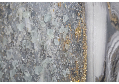 Pintura de pared Cueva – 120x60 cm – Profundidad y misterio Glam contemporáneo