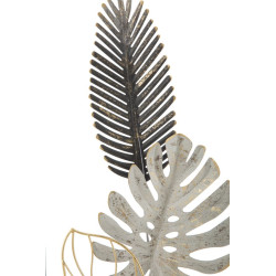 Panneau mural en fer Plam – Modèle A – 28x74 cm – Design minimaliste et chic