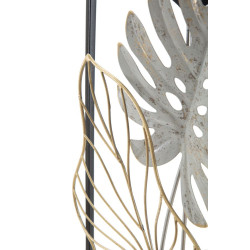 Pannello murale in ferro Plam – Modello A – 28x74 cm – Design minimalista e chic