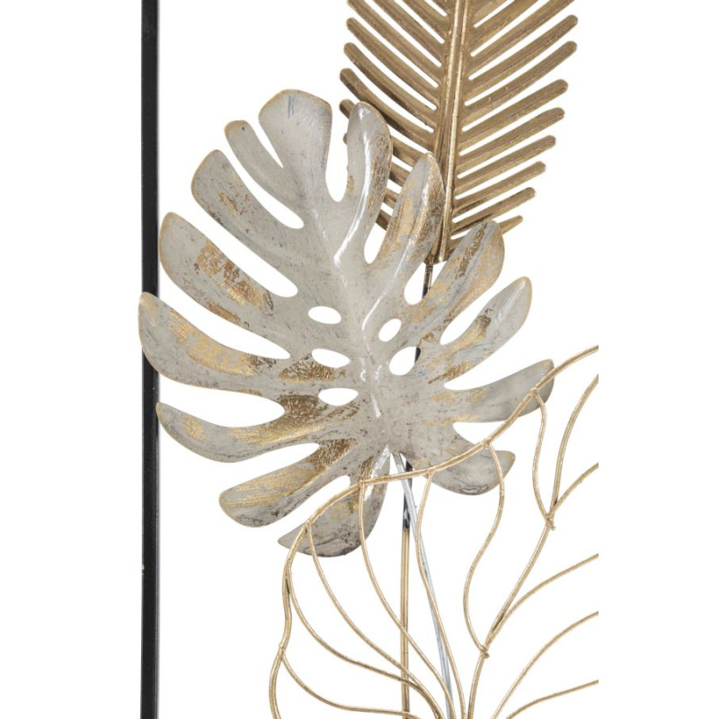 Panel de pared de hierro Plam – Modelo B – 28x74 cm – Deco Glam depurada y moderna