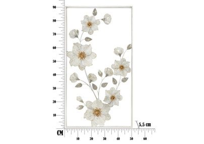 Painel de parede em ferro Flix – 50x90 cm – Elegância contemporânea Glam