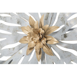 Panneau mural en fer Lory – 140x74 cm – Structure métallique Glam spectaculaire