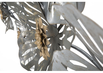 Pannello murale in ferro Lory – 140x74 cm – Struttura metallica spettacolare Glam