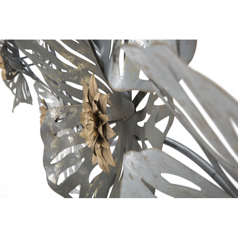 Pannello murale in ferro Lory – 140x74 cm – Struttura metallica spettacolare Glam