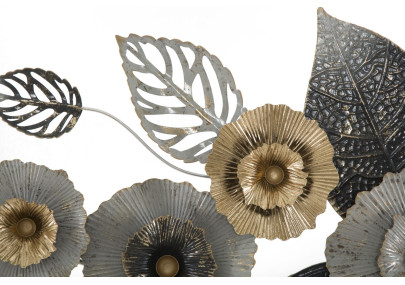 Título del producto: Marco de pared de hierro Plus – 120x59 cm – Refinada decoración geométrica Glam