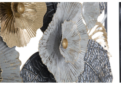 Telaio da parete in ferro Plus – 120x59 cm – Raffinata decorazione geometrica Glam