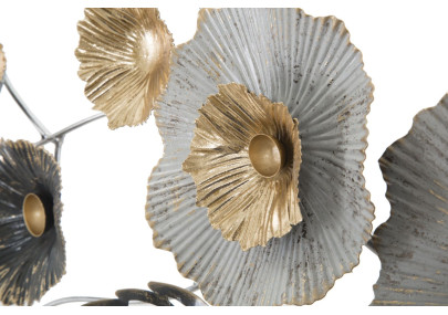 Cadre mural en fer Plus – 120x59 cm – Déco Glam géométrique raffinée