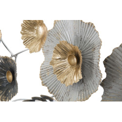 Quadro de parede em ferro Plus – 120x59 cm – Decoração geométrica glamorosa refinada