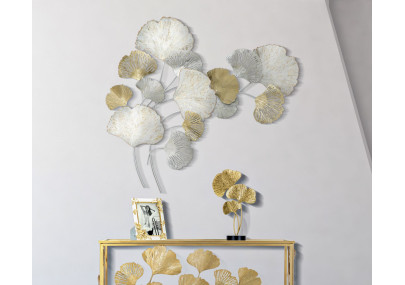 Panneau mural en fer Silvy – 85x113 cm – Design vertical Glam élégant