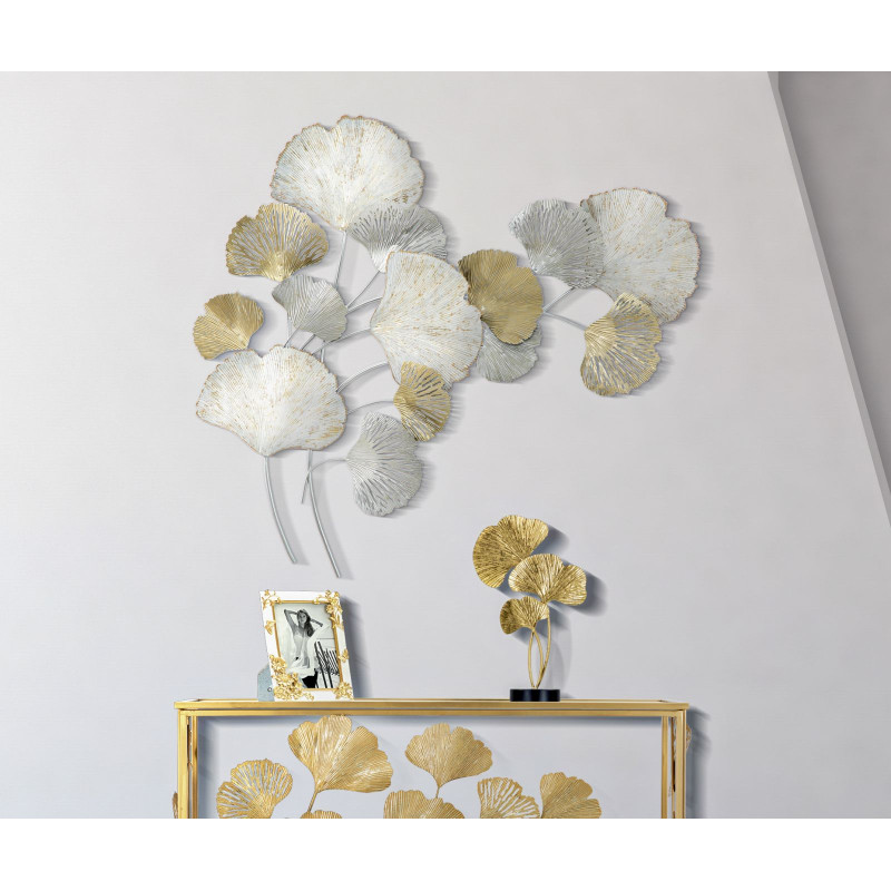 Panneau mural en fer Silvy – 85x113 cm – Design vertical Glam élégant