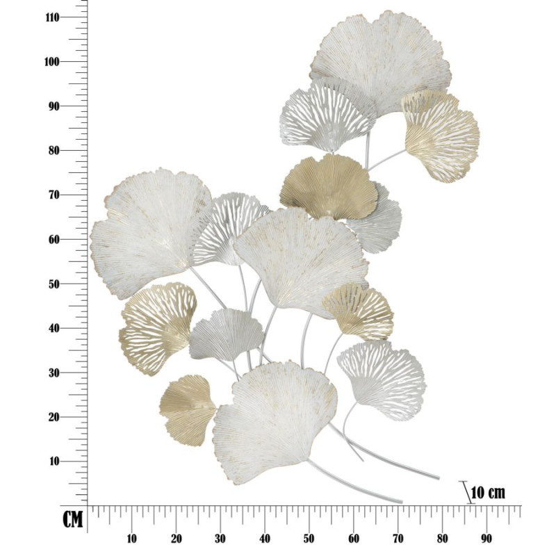 Panel de pared de hierro Silvy – 85x113 cm – Elegante diseño vertical Glam