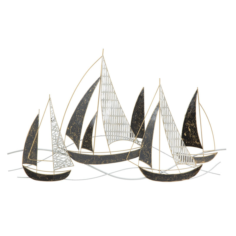 Painel de parede em ferro Velier – 91x55 cm – Estilo industrial chique e autêntico