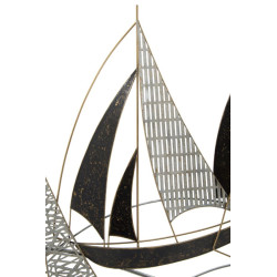 Panneau mural en fer Velier – 91x55 cm – Style industriel chic et authentique