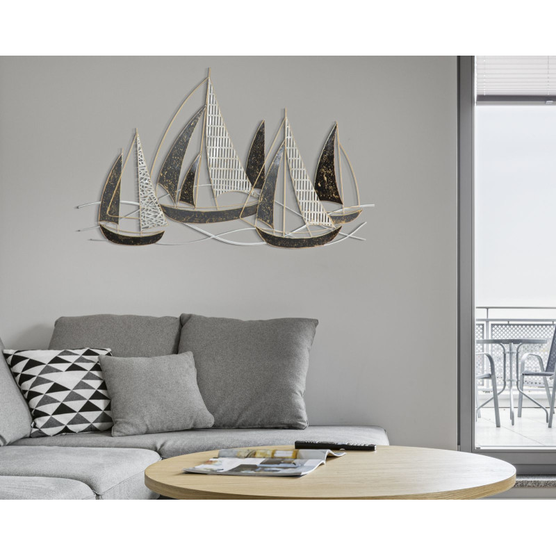 Pannello murale in ferro Velier – 91x55 cm – Stile industriale chic e autentico