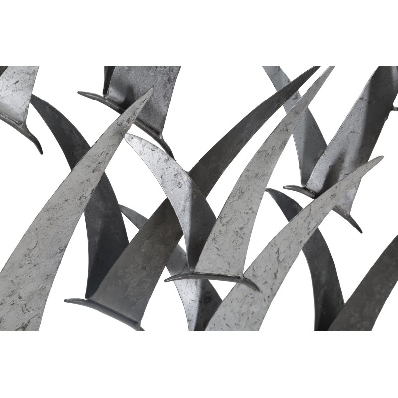 Panneau mural en fer Gabbiani – 93x47 cm – Style industriel inspiré de l’atelier