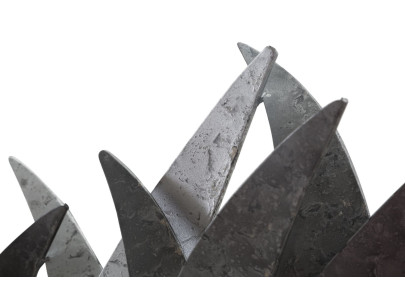 Painel de parede Gabbiani em ferro – 93x47 cm – Estilo industrial inspirado em oficina