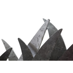 Panneau mural en fer Gabbiani – 93x47 cm – Style industriel inspiré de l’atelier