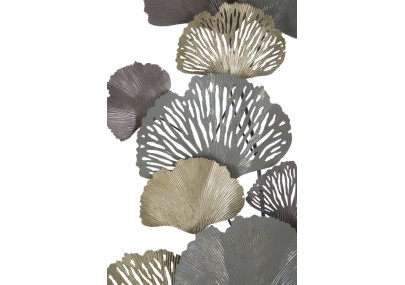 Painel de parede de ferro Diply – 76x126 cm – Criação metálica artística Glam