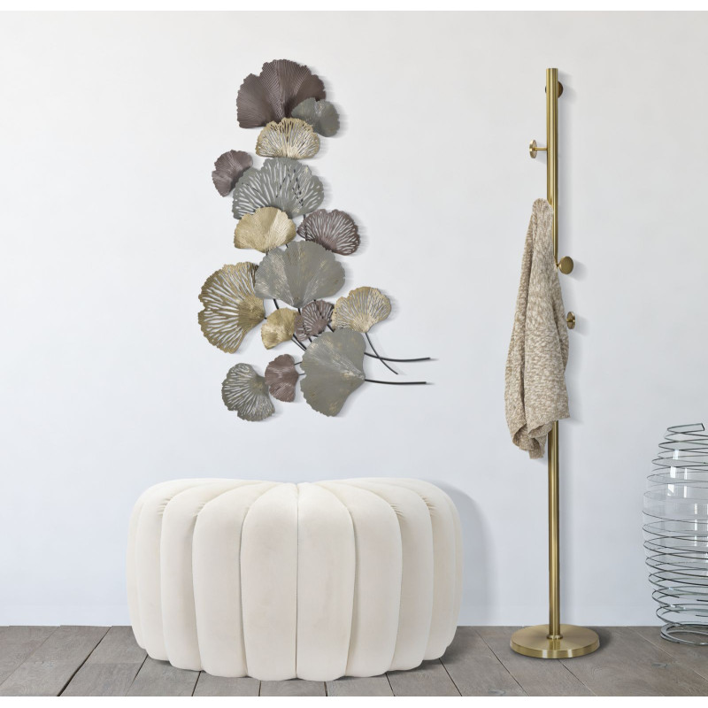 Painel de parede de ferro Diply – 76x126 cm – Criação metálica artística Glam