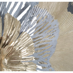 Panneau mural en fer Poxy – Modèle A – 130x55 cm – Élégance Glam dorée