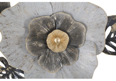 Panneau mural en fer Edy – Modèle B – 74x47 cm – Motif moderne Glam chic