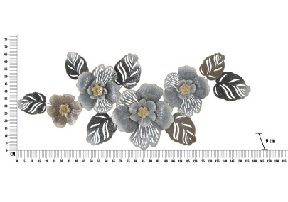 Panneau mural en fer gris – Modèle A – 157x66 cm – Style Glam urbain sophistiqué