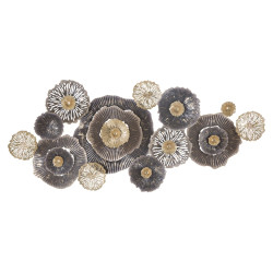 Panneau mural en fer brun – Modèle A – 167x73 cm – Déco murale chaleureuse Glam