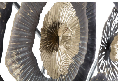 Panneau mural en fer brun – Modèle A – 167x73 cm – Déco murale chaleureuse Glam