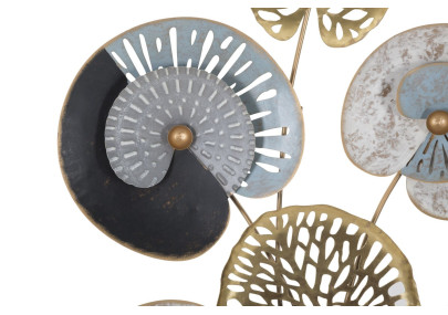 Panneau mural en fer Glacé – Modèle C – 70x102 cm – Métal effet givré Glam élégant