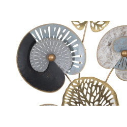 Panneau mural en fer Glacé – Modèle C – 70x102 cm – Métal effet givré Glam élégant