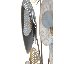 Panneau mural en fer Glacé – Modèle C – 70x102 cm – Métal effet givré Glam élégant