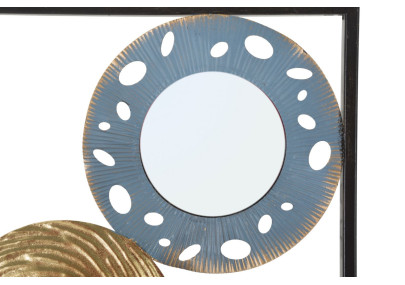 Panneau mural en fer Gloty Ret. – Modèle B – 31x90 cm – Élégance discrète Glam