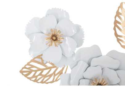 Panneau mural décoratif blanc – 158x60 cm – Style Glam lumineux et pur