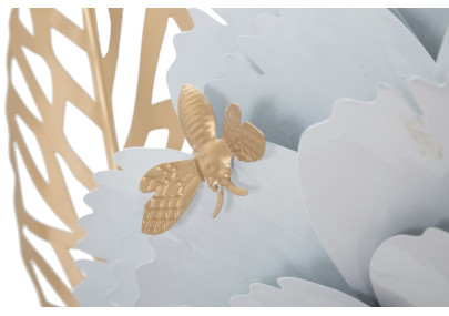 Panneau mural décoratif blanc – 158x60 cm – Style Glam lumineux et pur