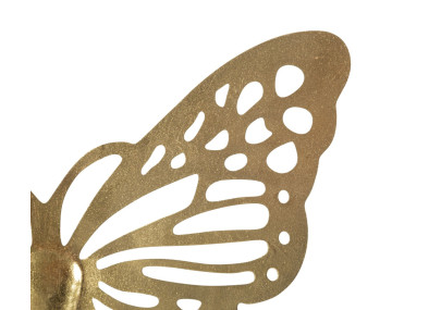 Papillon mural décoratif – 43x35 cm – Élément mural élégant et léger