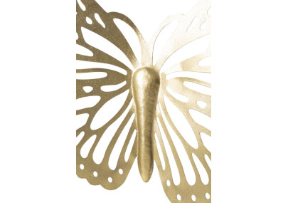 Papillon mural décoratif – 43x35 cm – Élément mural élégant et léger