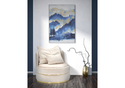 Impression murale Arbre de Montagne – 80x120 cm – Paysage Glam raffiné