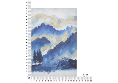 Impression murale Arbre de Montagne – 80x120 cm – Paysage Glam raffiné