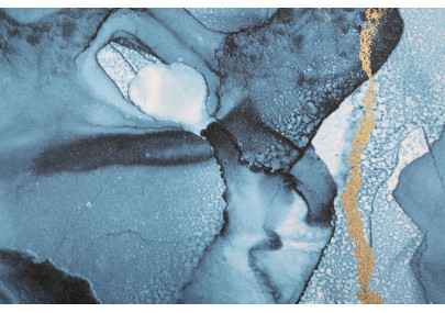 Impression murale Bleu Rey – 80x120 cm – Déco Glam bleutée et apaisante