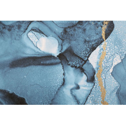 Impression murale Bleu Rey – 80x120 cm – Déco Glam bleutée et apaisante