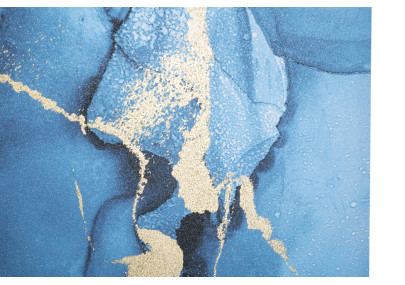 Impression murale Bleu Rey – 80x120 cm – Déco Glam bleutée et apaisante