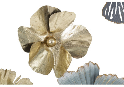 Panneau mural Campur rond – 78x74 cm – Métal Glam chic et raffiné