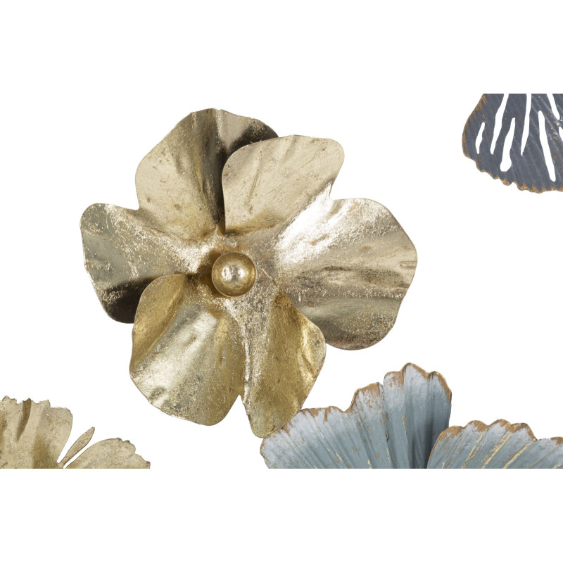 Panneau mural Campur rond – 78x74 cm – Métal Glam chic et raffiné