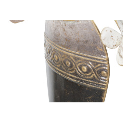 Vase mural en fer – 87x46 cm – Déco Glam chic et végétale