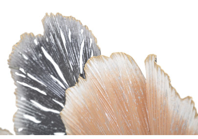 Panneau mural en fer Soty – 93x53 cm – Style floral Glam raffiné